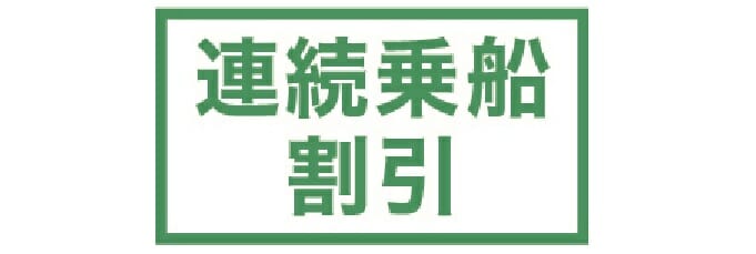 連続乗船割引キャンペーン