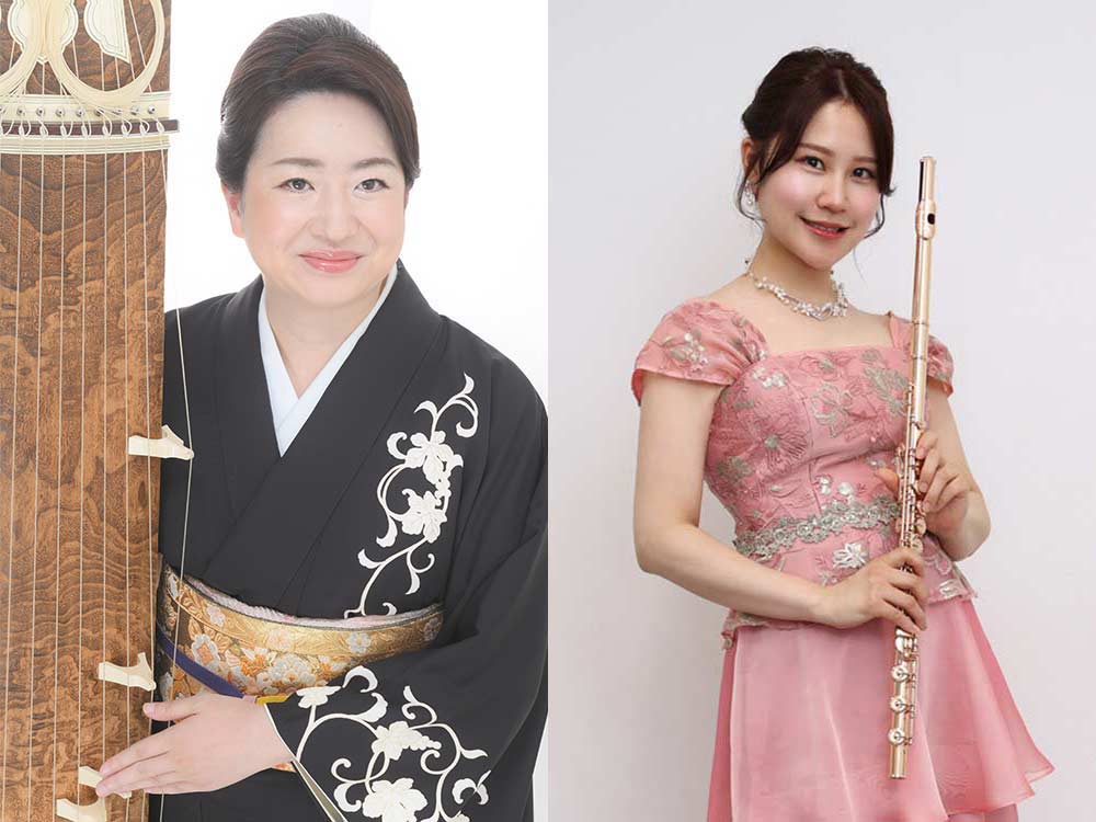 榎戸 二幸（箏）＆ 畠山 奏子（フルート）による演奏（10月1日）