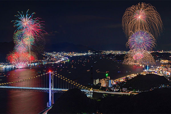 海峡を彩る夏花火と南国土佐へ<br>夏満喫クルーズ