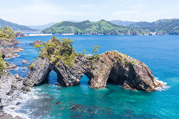 自然が創り上げた景観、碁石海岸